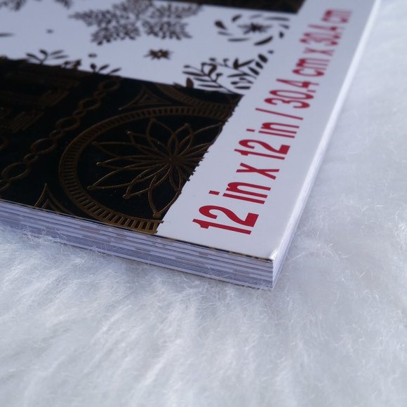 Holiday Glitz Paper Pad by Craft Smart 12x12 - Picture 8 of 9